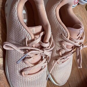 Under Armor light Pink Knit Women's Sneakers - Comfort Walking Shoes